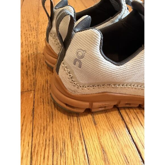 On Running Cloudaway Shoes Womens Size 7.5 Gray Tan Slip On Hiking 49.98406 - Picture 6 of 12